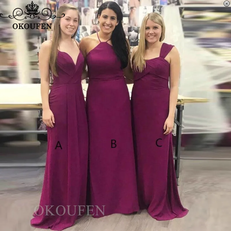 

2019 Bohemia Beach Bridesmaid Dresses For Women Under 100 Wholesale Price Little Long Mermaid Party Dress Maid Of Honor Gown