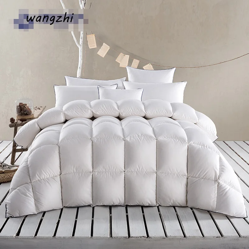 40s 50d High Quality Duck Down Comforter Queen King Size Luxury