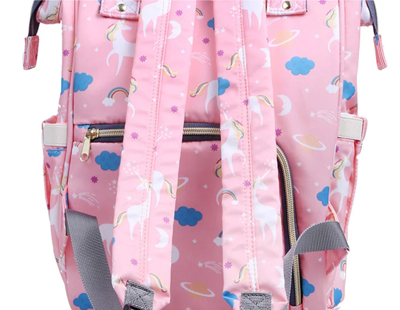 Mummy Maternity Baby Diaper Bag Mom Large Capacity Nappy Bags Unicorn Travel Baby Care Multifunction Nursing Backpack BB6039 (21)