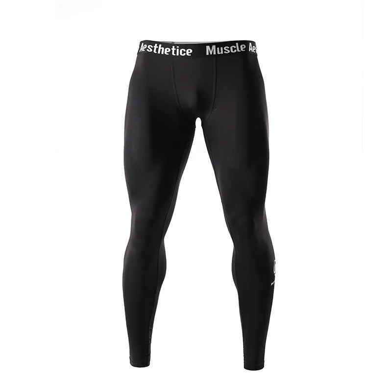 Men s Compression Dry Cool Sports Tights Pants Base Layer Running Leggings Yoga Track Pants 3