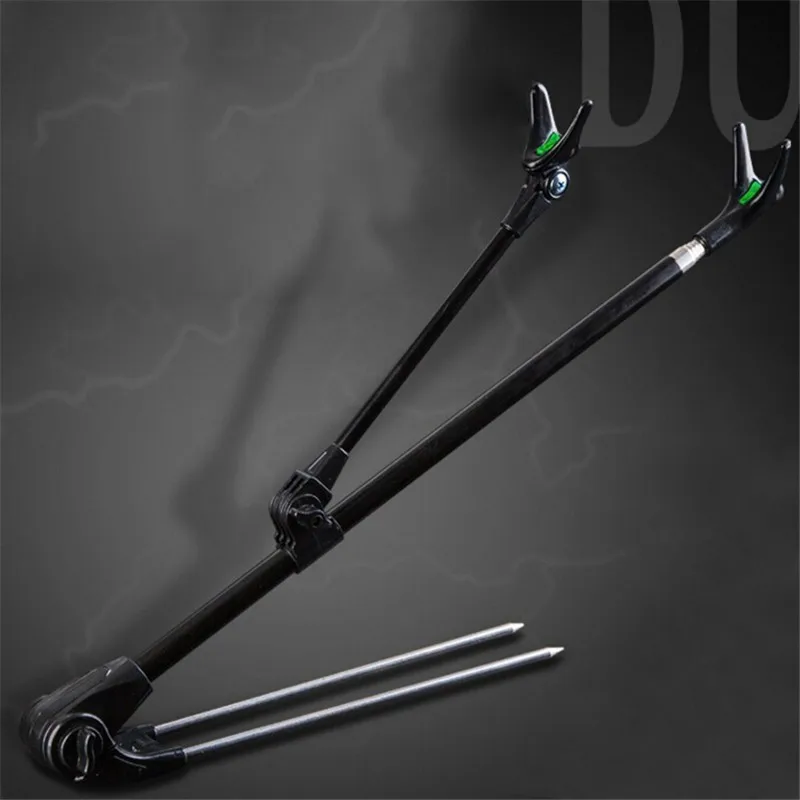 

New arrival Fish Rod Stand Bracket Angle Adjustable Fishing Rods Holder 1.7M Telescoping Fishing Tool Hand Rod Holder