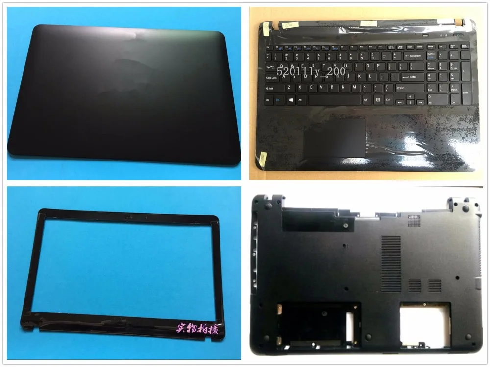 Новый чехол для Sony Vaio SVF15 SVF152 FIT15 SVF153 SVF1541 SVF15E SVF1521K LCD задняя/передняя