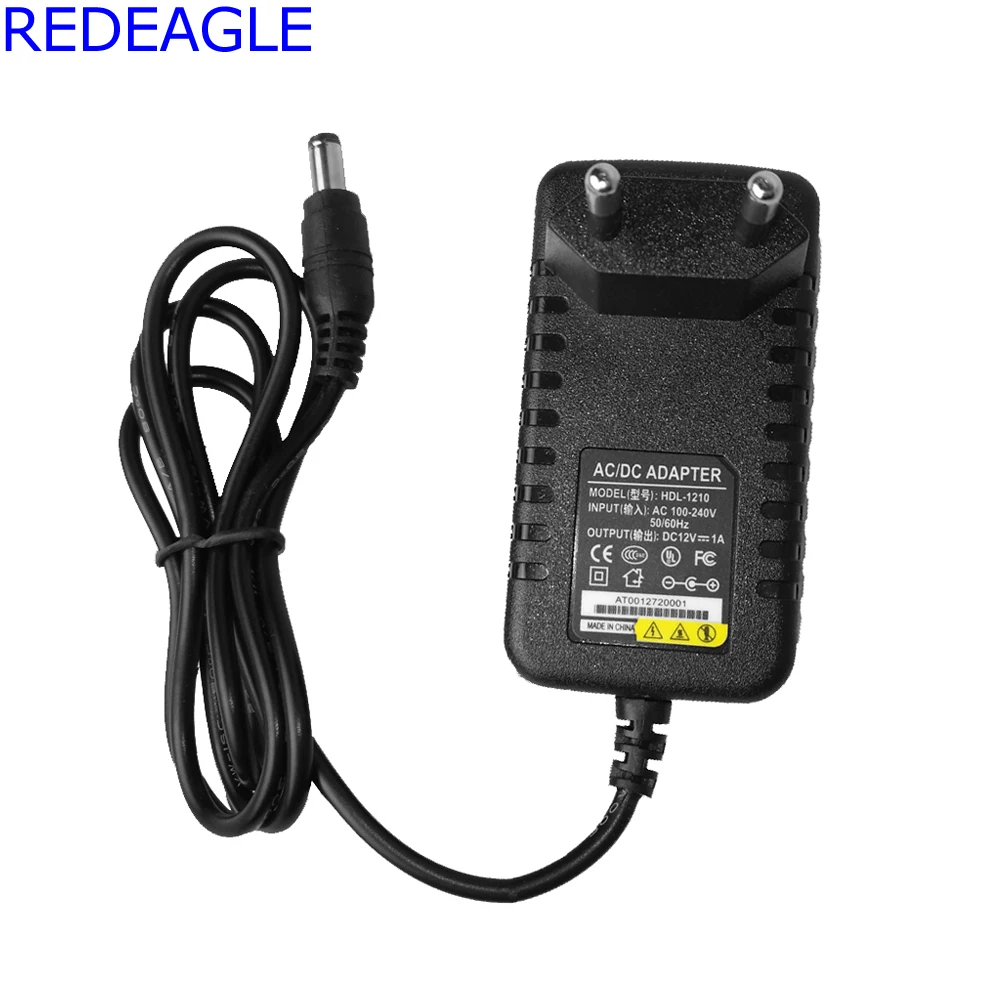 Microphone Sound Monitor REDEAGLE Adjustable Sensitivity CCTV Microphone Sound Audio Pick Up Device with 12V 1A Power Adapter + 5 Meters RCA Cable