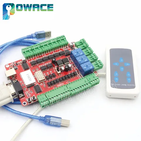 Placa de Interface Usbcnc da Placa da Fuga do Cnc de 4 Usb com Controlador do Punho Novos Produtos!!! Eixos
