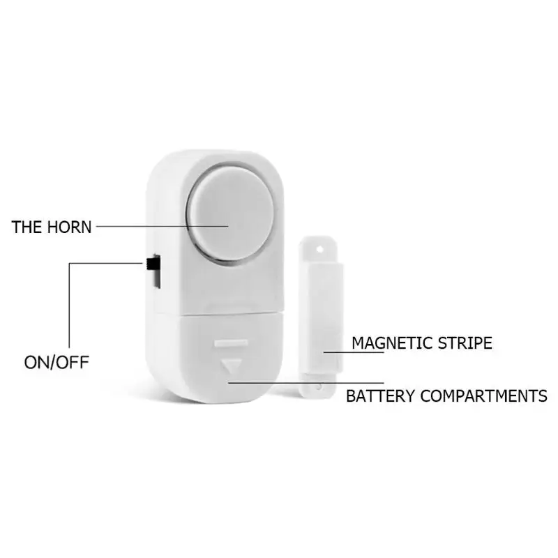 Автономные магнитные датчики, независимая Беспроводная Входная охранная сигнализация для дома, защита для детей, защита для детей