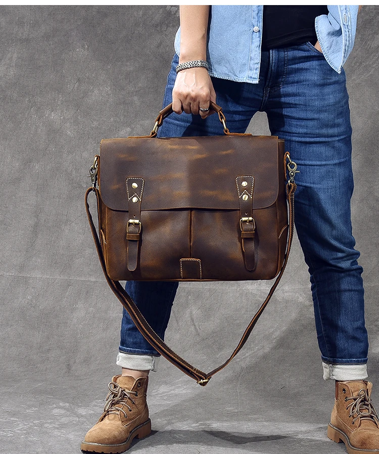 small leather shoulder bag
