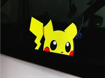 

LEFT SIDE Personality Creative Reflective Sticker Car DIY Window Body Edge Decoration Sticker Scratch Fashion Hot Stickers