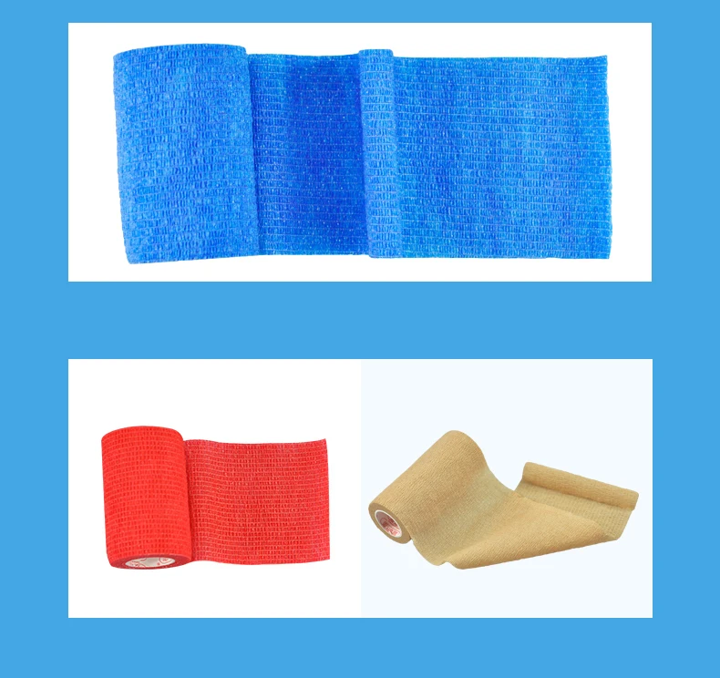 10 rollslot Non-woven Elastic Self-adhesive Bandage Wrist Arm Leg Joints Protector Breathable Athletic Adhesive Tape Bandages (8)