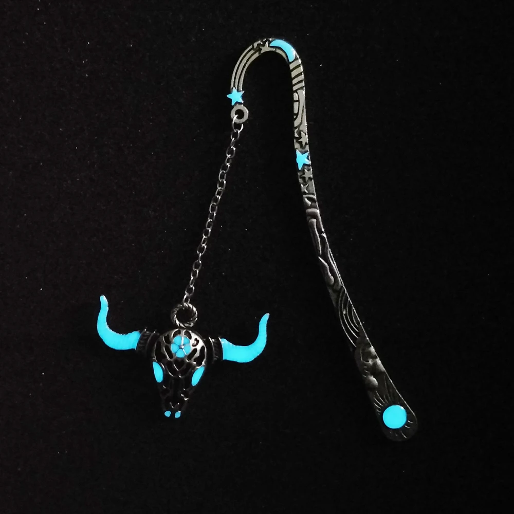 

Luminous Bookmark Retro Flying dragon Illuminate Metal Fluorescent bookmarks hotsale stationery wholesale dropship Metal40