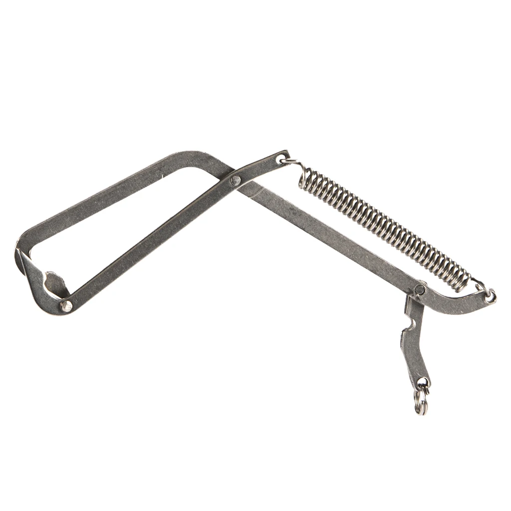 

Saltwater Freshwater Fishing Lip Gripper Stainless Steel Durable Fishing Grip with Single Hook