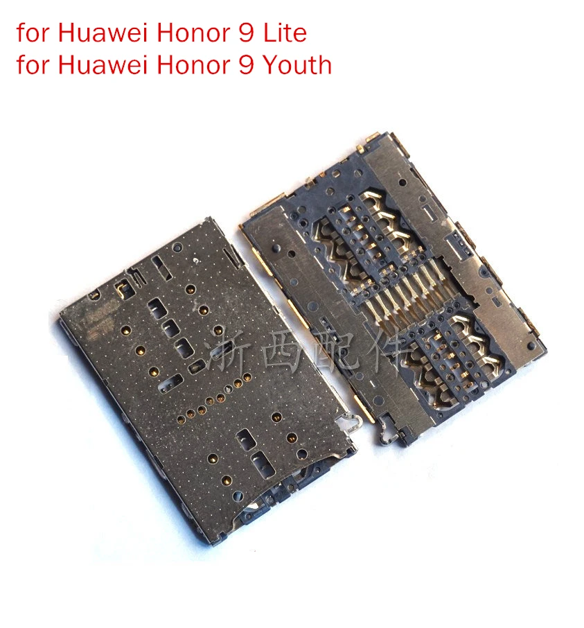 Для Huawei Honor 9 Lite кардридер SIM SD слот для карты Разъем держатель лотка ридер ЗАМЕНА