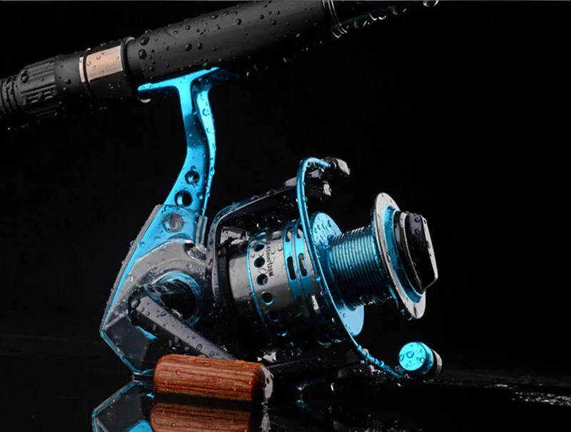 Leve e Suave Carretilhas de Pesca-10 + 2bb Sal e Pesca de Água Molinetes Poderoso Doce 2 Carretilhas de pesca