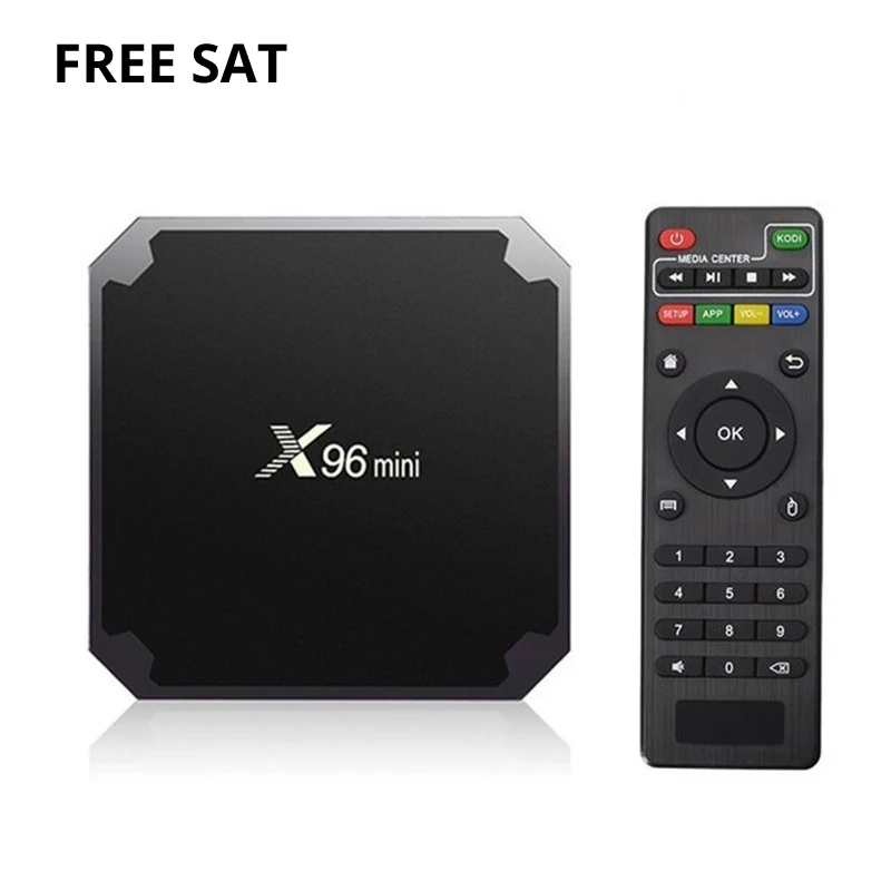 Goede X96 mini TV BOX Android 7.1 OS Smart TV Box 4 k 2 gb 16 gb Amlogic S905W Quad Core 2.4 ghz WiFi IPTV Set Top Box 1 gb 8 gb X96mini