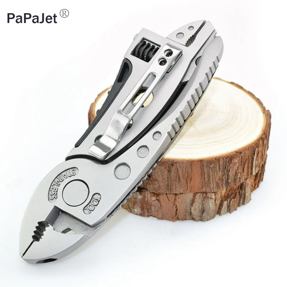 

Pocket Multitool Pliers Multitul Knife Screwdriver Set Kit Mini Adjustable Wrench Multifunctional Pliers Hiking Camping Tool