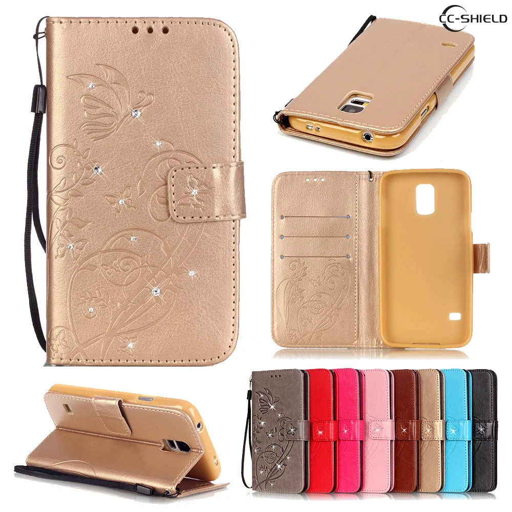 Флип-чехол для Samsung Galaxy S5 S 5 mini S5mini SM-G800 SM-G800F SM-G800H G800F G800H G800A кожаный чехол телефона