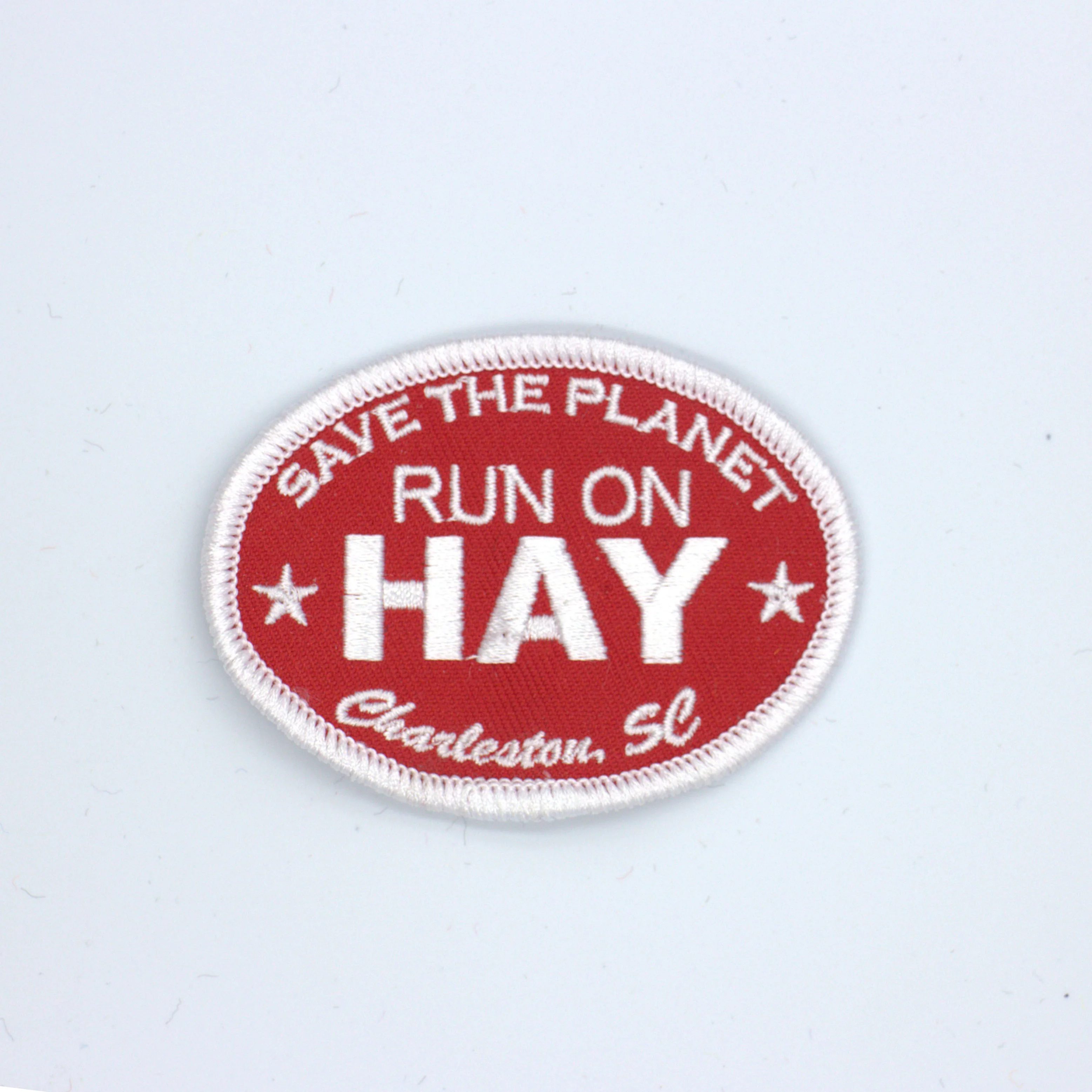 

Embroidery chapter custom hot cut edge