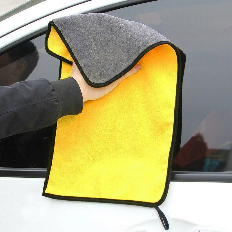 Toalha de Limpeza do Carro Detalhando Reusável 6 Pces Profissional 800gsm 38x45 cm 5 High Quality Automóveis e motos