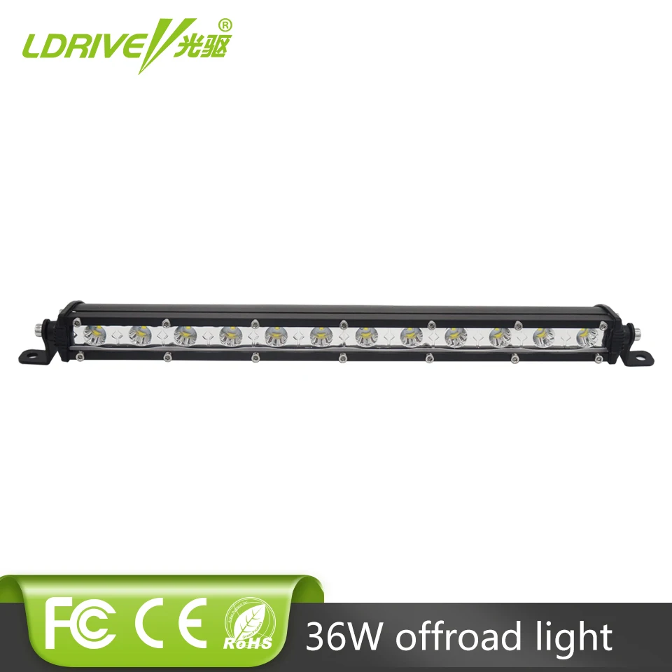 

LDRIVE 13" Cree Chips LED Car Work Light Bar 12V Daytime Running Lamp 36W 24V Tractor Work Lamp Spot DRL For Jeep BMW ATV ORV