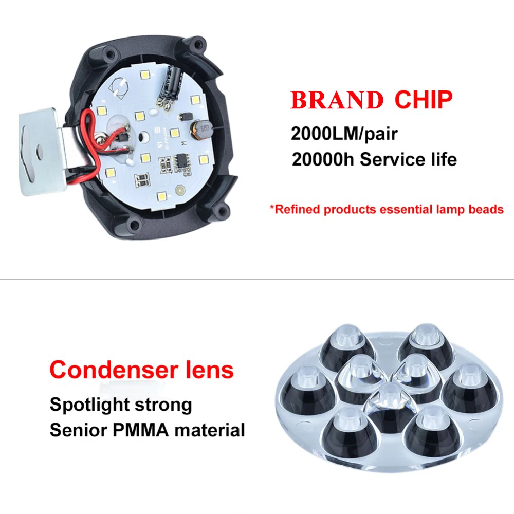 MeeToo супер яркий светодиодный фонарь для мотоциклов фара скутеров