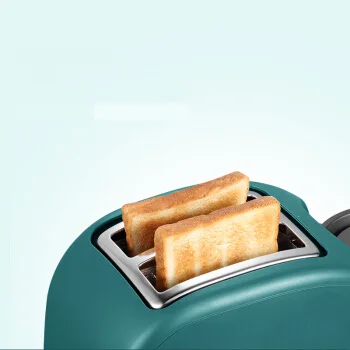 LSTACHi 2 Slices Toaster Bread Maker 5 Baking Stall Multifunction Breakfast Machine 2 Safety Protection/Thawing/Reheat Function