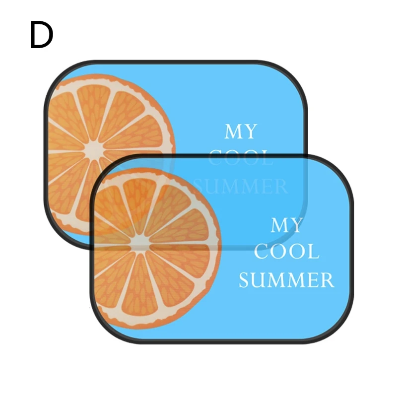 Модная новинка,, 2 предмета, милый мультяшный автомобиль, стильный занавес, анти-универсальный, автомобильный, оконный, детский, солнцезащитный, 5 узоров, высокое качество