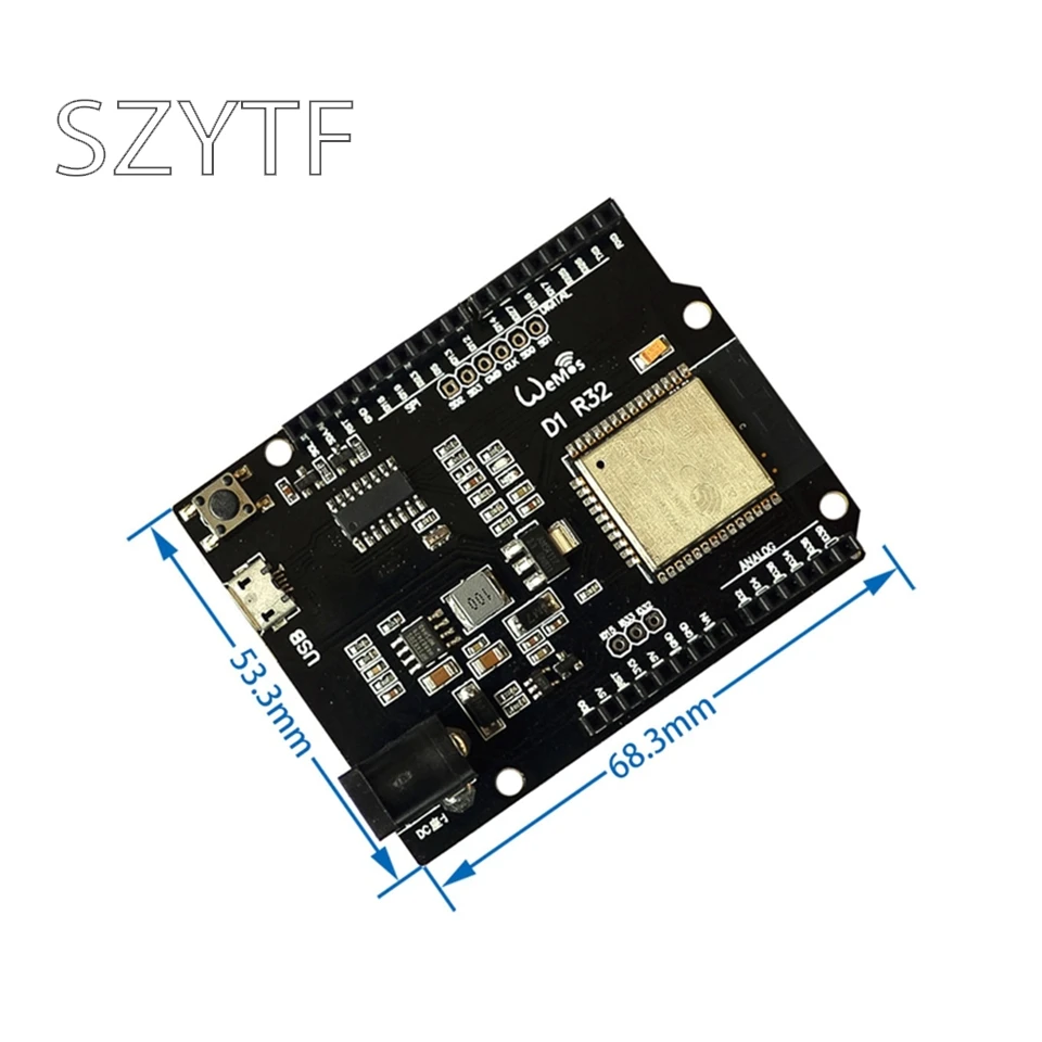 WiFi и Bluetooth ESP32 4MB flash D1 R32 для UNO Arduino|Интегральные схемы| |