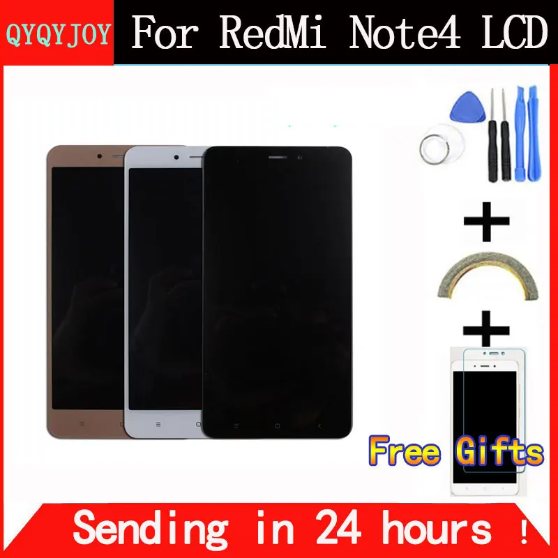 imágenes para QYQYJOY Pantalla LCD + Asamblea de Pantalla Táctil Digitalizador de Alta Calidad Para Xiaomi Hongmi Redmi Nota 4 Nota4 Teléfono Móvil Con Marco imágenes para QYQYJOY Pantalla LCD + Asamblea de Pantalla Táctil Digitalizador de Alta Calidad Para Xiaomi Hongmi Redmi Nota 4 Nota4 Teléfono Móvil Con Marco