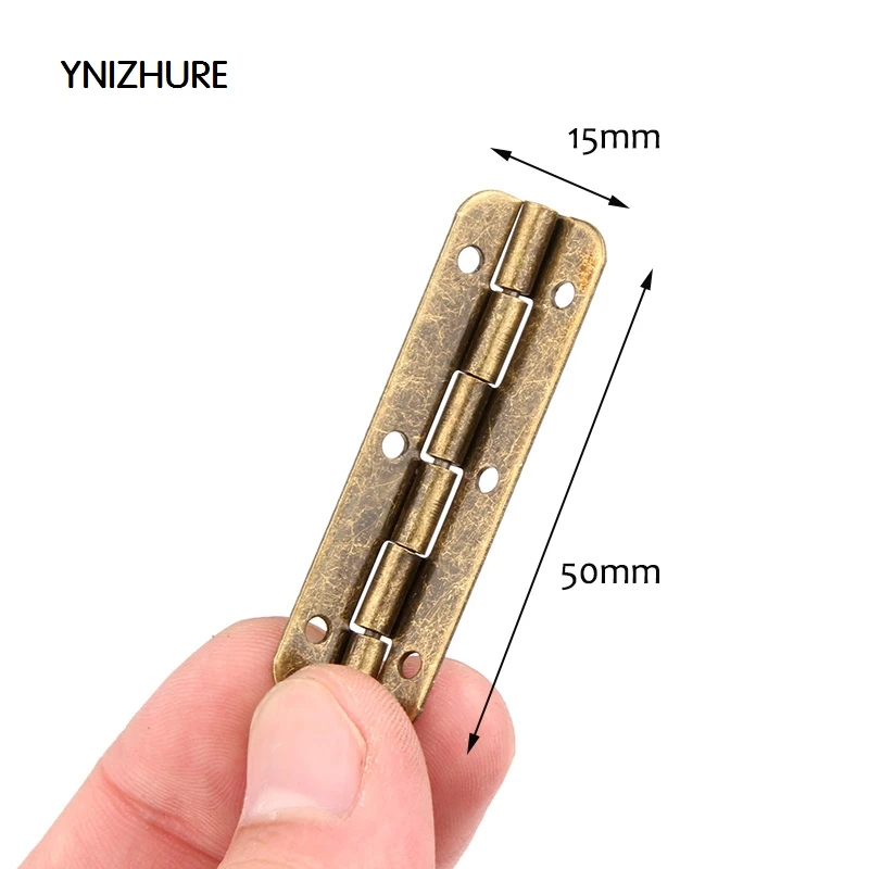 50 шт. деревянные петли с 6 отверстиями х15 мм|furniture hinges|hinges for jewelry boxeshinges blum |