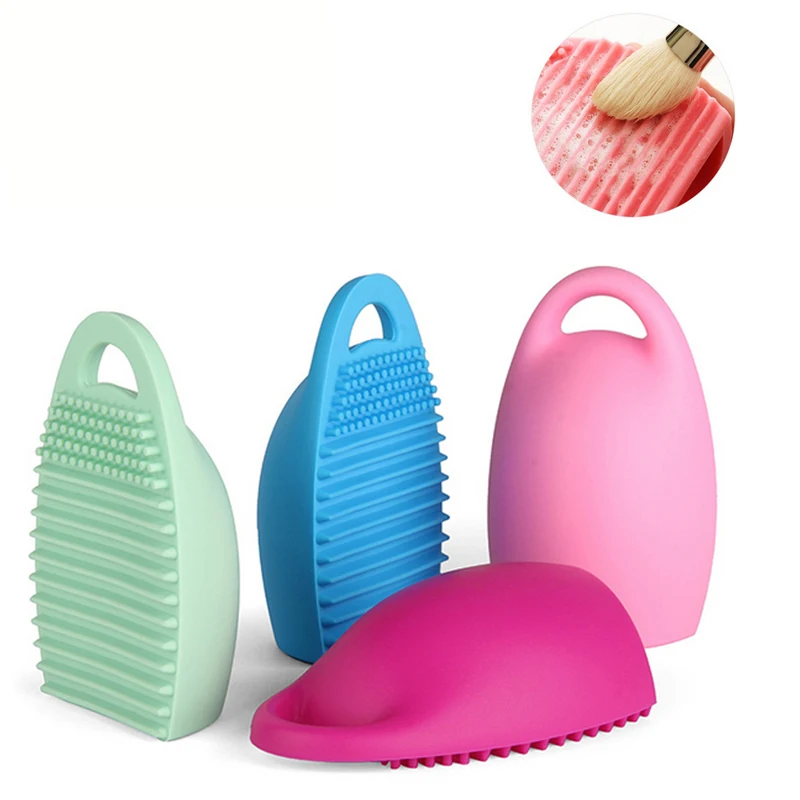 4 Colors Cleaning Egg Brush egg Cosmetic Brush Cleanser Make up Makeup