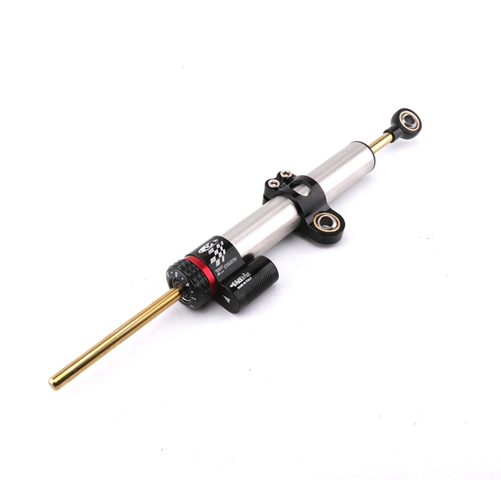 SMOK Universal Motorcycle Adjustable Steering Damper Stabilizer For