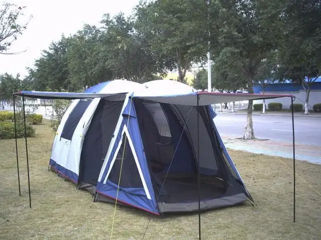 Cheap Outdoors people double automatic camping outdoor tent double spacious double family camping tent