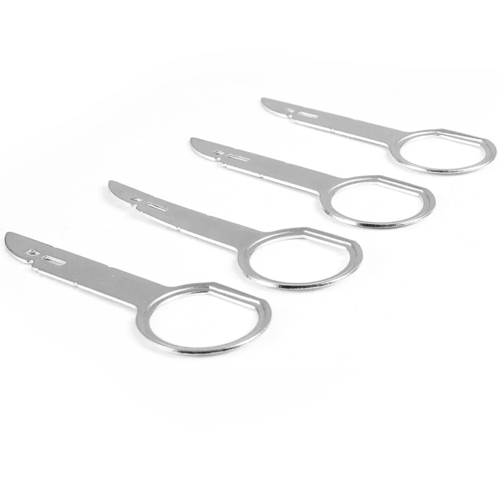 4 pcs Car Stereo Radio Removal Remove font b Tool b font 4 Keys For Audi