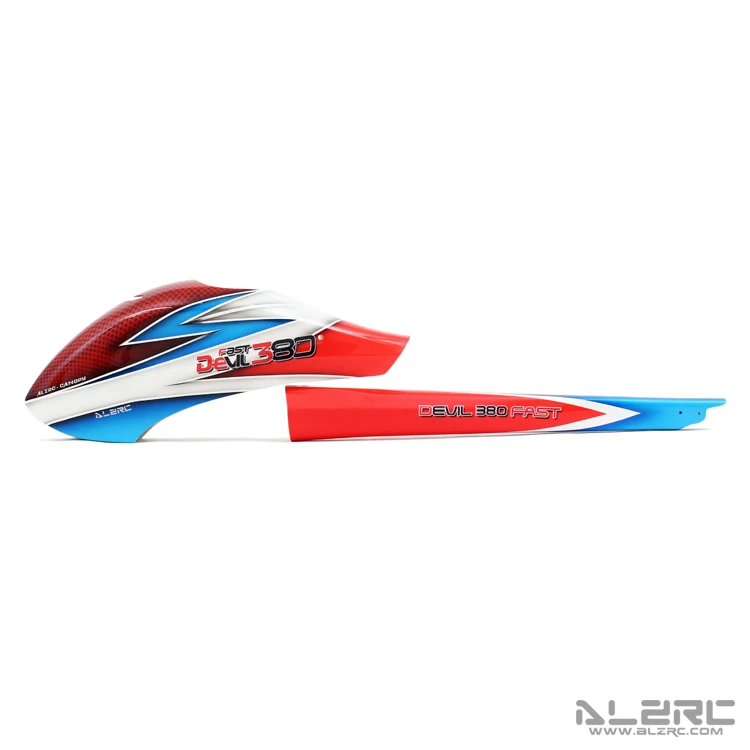 ALZRC-Devil 380 FAST RC Helicoter запчасти карбоновое волокно живопись навес