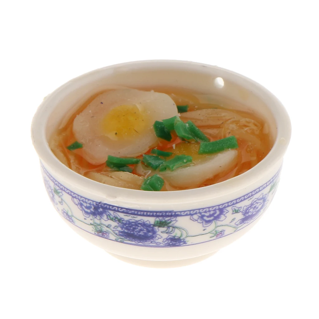 1/12 dollhouse miniatures Chinese Food kitchen accessories Great for your dolls house dining table decoration Kitchen Toys