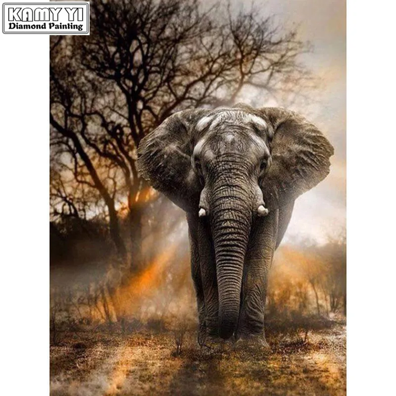 

Diamond Painting Beautiful Elephant 20x25cm XY1