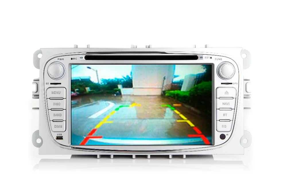 Top 7"HD 1024X600 Android 7.1 Car DVD GPS For Ford Mondeo C-max S max Galaxy Wifi 3G Bluetooth Radio RDS SD Free Map Camera+Car DVR 11