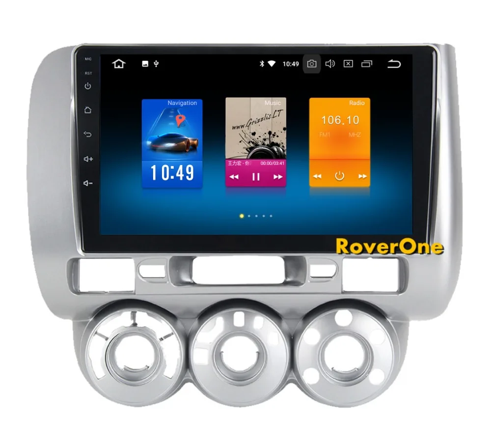 Discount Octa Core Android 9.0 Car Multimedia Player for Honda Jazz Fit 2002 - 2008 10.2