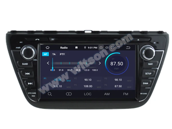Cheap 8" Android 9.0 Pie OS Car DVD Multimedia Navigation GPS Radio for Suzuki SX4 S-Cross 2013-2018 with 256GB External HDD Support 1