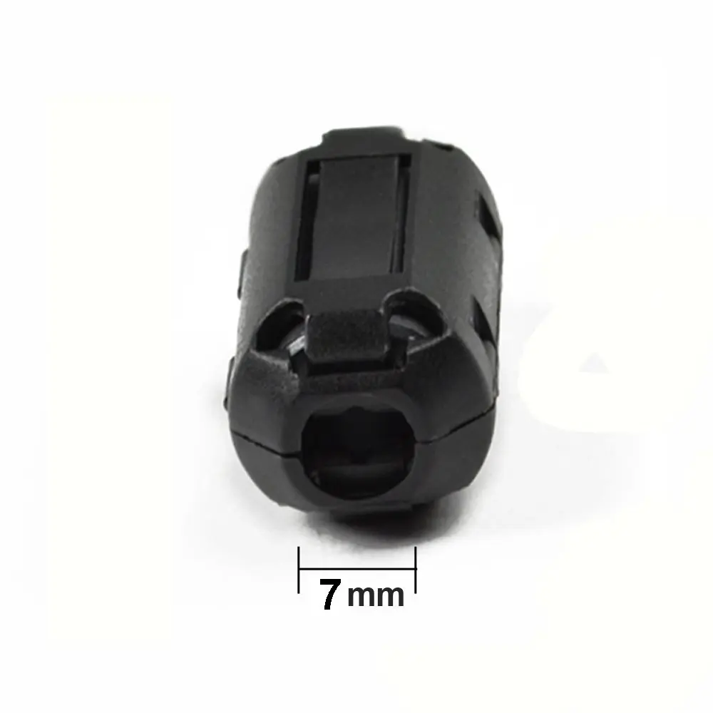 

Pack of 2 Magnetic Ferrite Core Cord RFI EMI Noise Suppressor Cable Clip (7mm inner diameter)