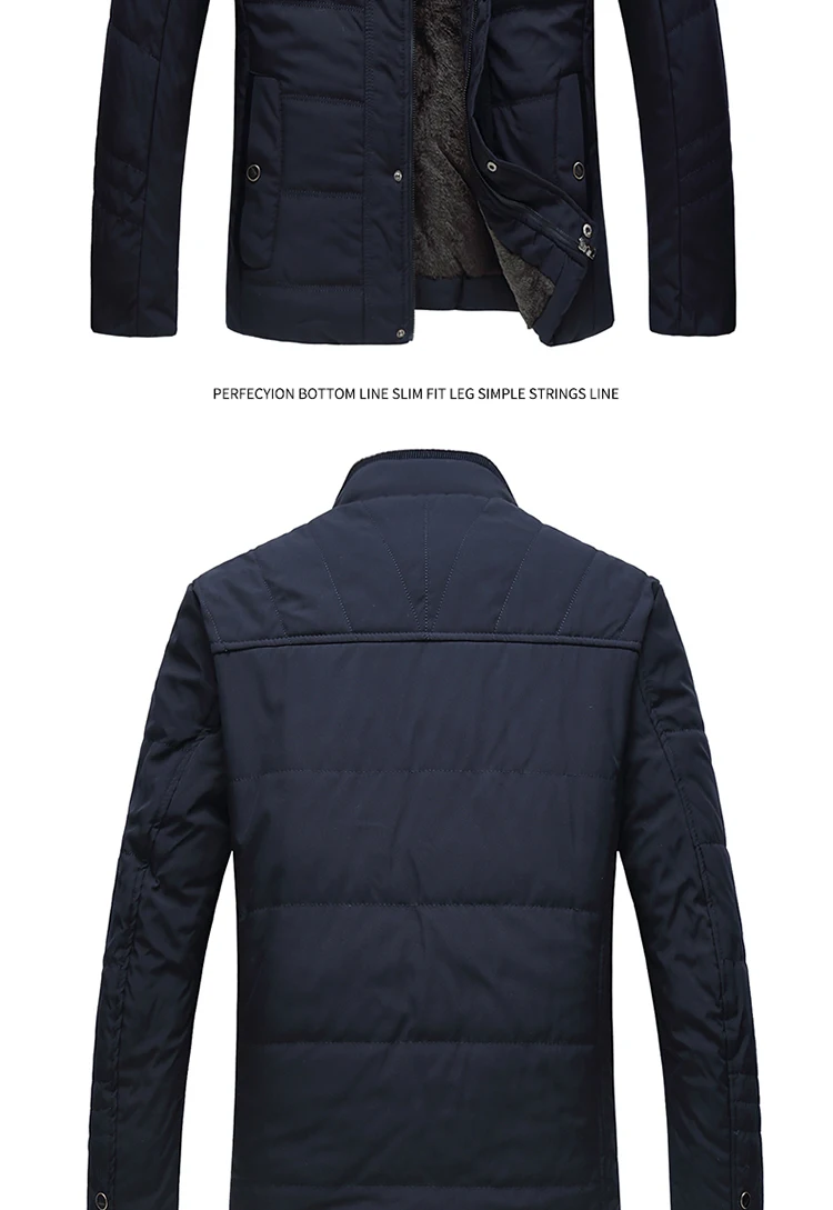 HCXY мужское зимнее пальто брендовая одежда теплая куртка и пальто мужские повседневные Бархатные мужские парки