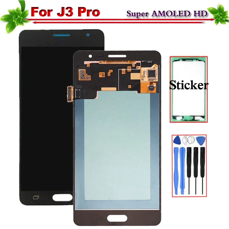 

for Samsung Galaxy J3 pro J3109 J3110 J3119 LCD Display Touch Screen Digitizer Assembly Replacement 5" Super Amoled