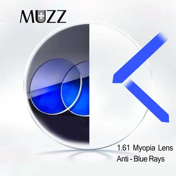 

1.60 Index Anti Blue Optical Prescription Lens Toughness Thinner Myopia Lens Anti Blue Light Lenses Anti-Radiation Reflection 2P