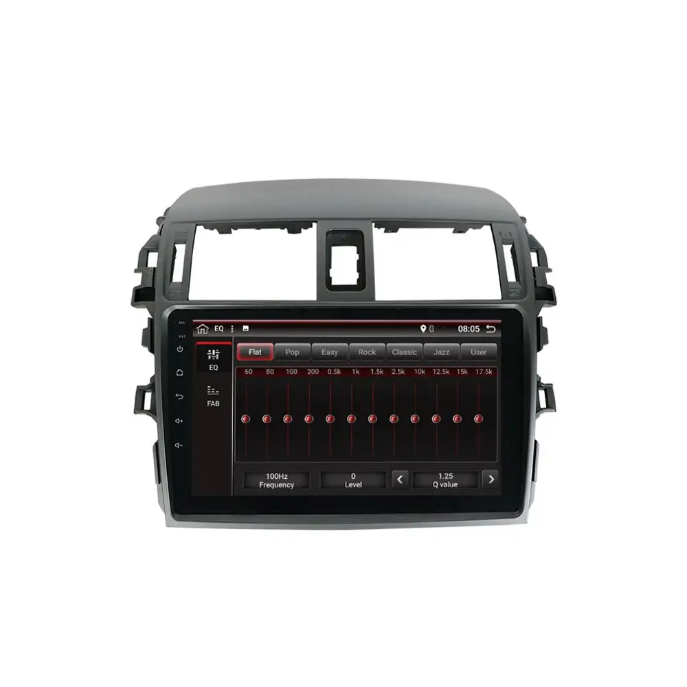 Perfect Bosion 2 Din car radio for Toyota corolla 2009 Android 8.1 Quad core Car Multimedia Player GPS Navigation RDS Free Camera Canbus 3