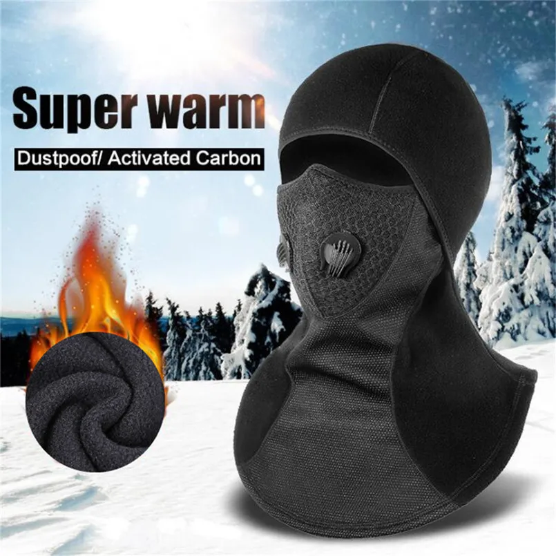 3D Winter Thermal Fleece Warm Hat Cycling Snowboard Ski Waterproof and
