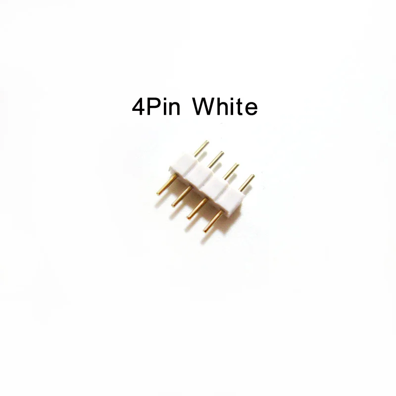 4pin 5pin черный белый RGB RGBW RGBWW разъем мужской тип двойной 4 pin 5 pin иглы для 3528 5050 светильник