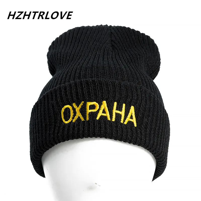 Высококачественные повседневные облегающие шапки OXPAHA с надписью на русском