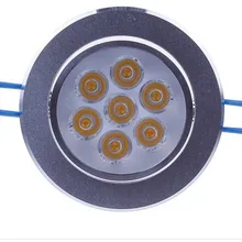 Прямая с фабрики 7 Вт Светодиодный светильник CE ROHS супер яркость лампы для дома и коммерческого освещения 85-265VAC 110 V 220 V