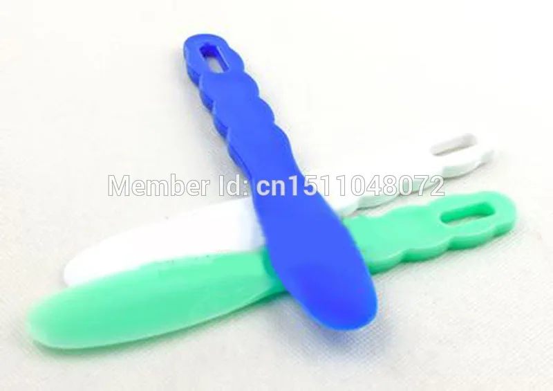 

free shipping 50pcs dental Mixing Plaster Spatula/plastic medical spatula