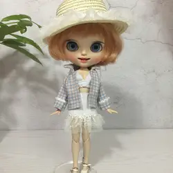 T02-X707 подарок девушка Блит Кукла одежда 30 см 1/6 куклы Azone аксессуары кружева бар и кружевное платье 2 шт./компл./компл