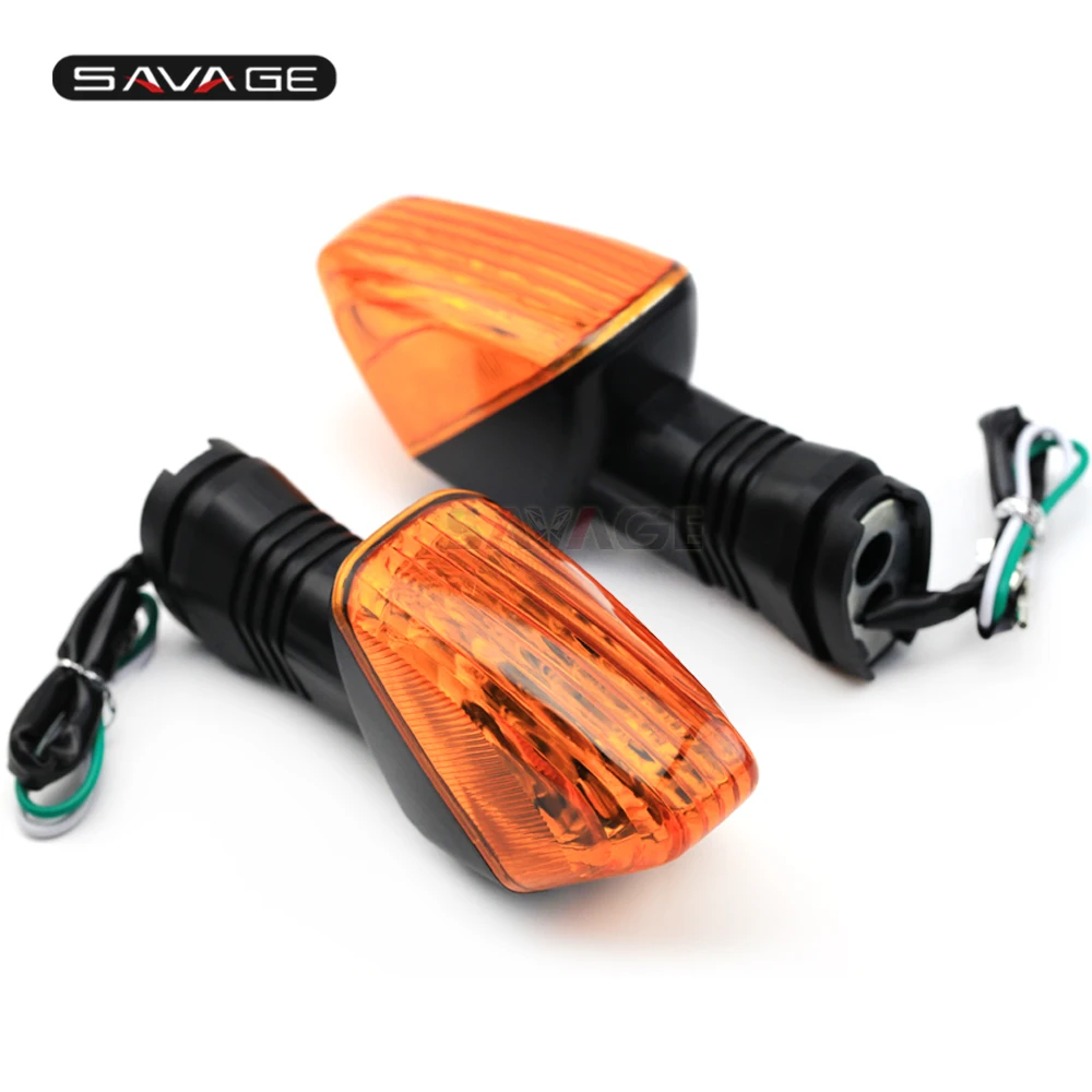 Передний сигнал поворота для KAWASAKI Z750S KLR650 KLE500 KLE650 ZX 6RR 6R ZX636 аксессуары мотоциклов